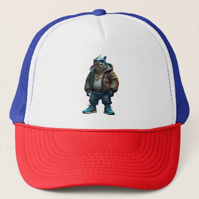 Tralalero Tralala Trucker Hat (Front)