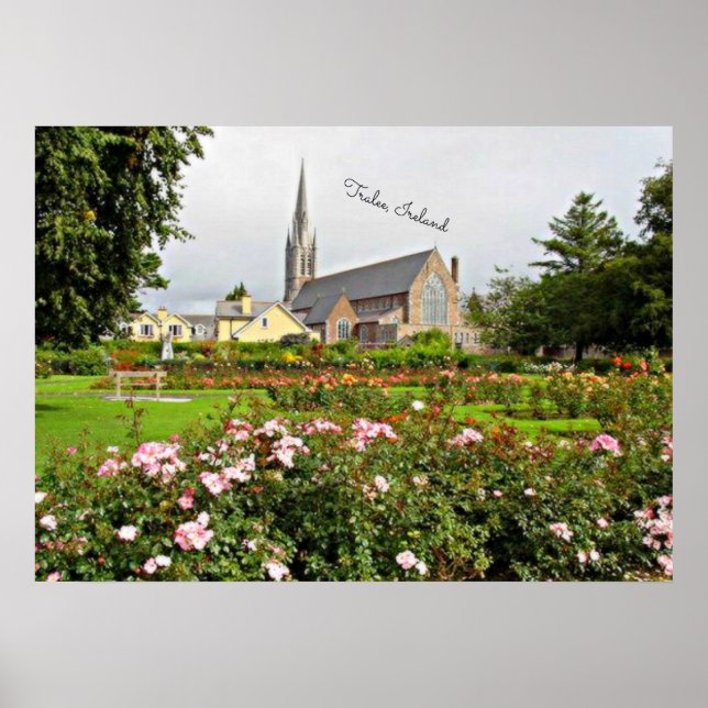 Tralee, Ireland Rose Garden Poster (Front)