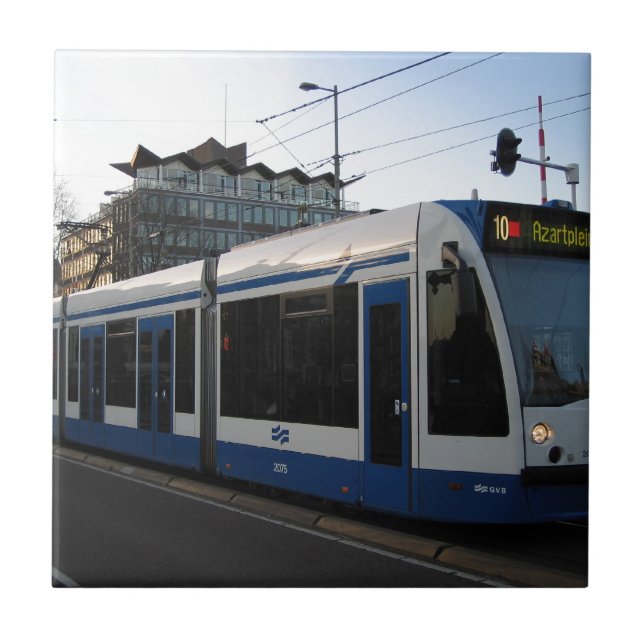 Tram Amsterdam Tile (Front)