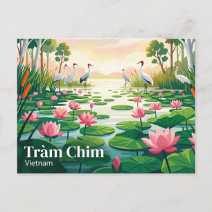 Tràm Chim National Park Vietnam Postcard