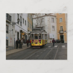 Tram in Lisbon Postcard