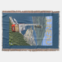 Tram over Juneau, Alaska Vintage Travel Poster