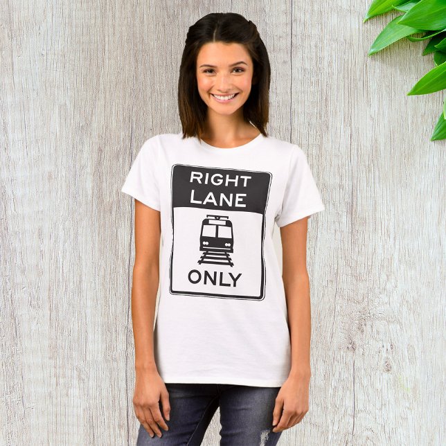 Tram Right Lane Only T-Shirt (Creator Uploaded)