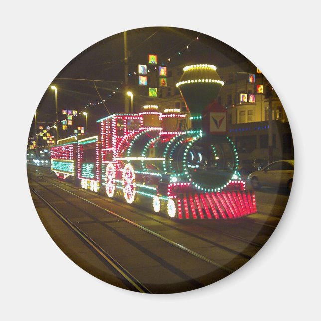 Tram Train - Blackpool Illuminations Magnet (Front)