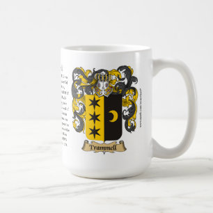 Trammell, the Origin, the Meaning and the Crest Coffee Mug