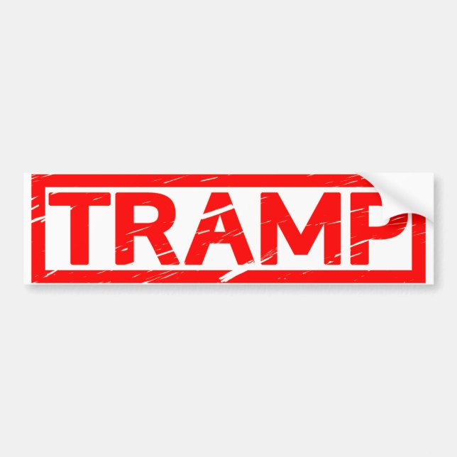 Tramp Stamp Bumper Sticker (Front)