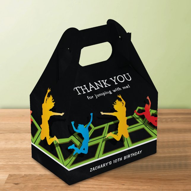 Trampoline Birthday Thank You Favour Box (Creator Uploaded)