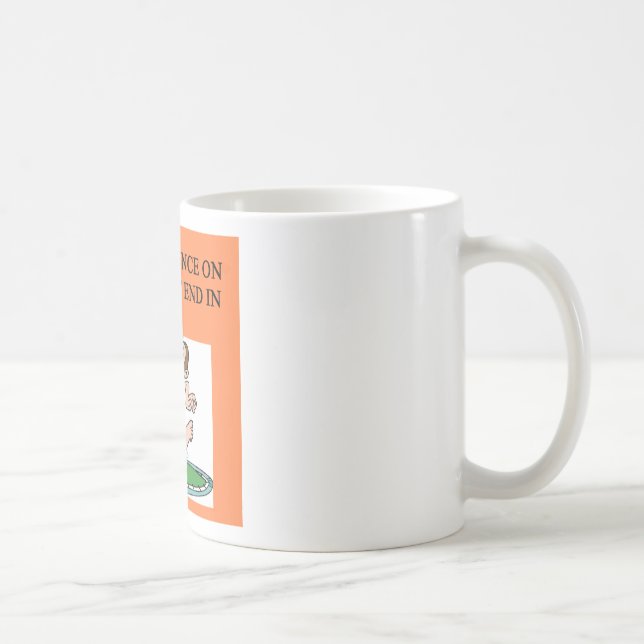 trampoline bounce coffee mug (Right)