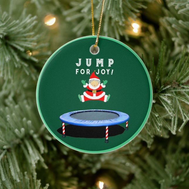 Trampoline Christmas Collectable Ceramic Tree Decoration (Tree)