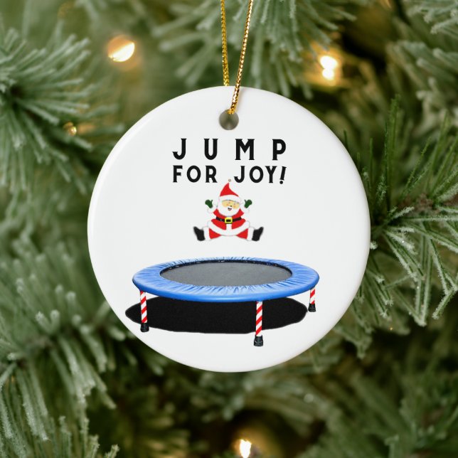 Trampoline Christmas Collectable Ceramic Tree Decoration (Tree)