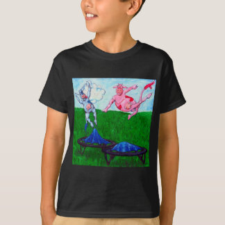 Trampoline cows T-Shirt
