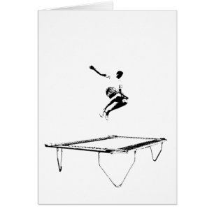 Trampoline Folding Card