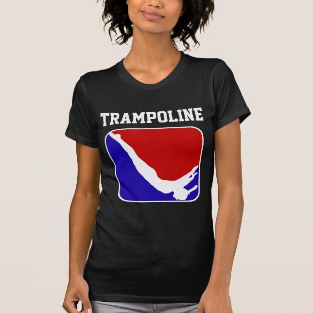 Trampoline Gymnast Short Sleeve T-Shirt (Front)