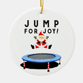 Trampoline Holiday Keepsake Ceramic Tree Decoration
