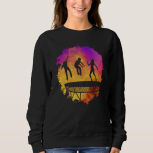 Trampoline Jumping Trampoline Gymnastics  11 Sweatshirt