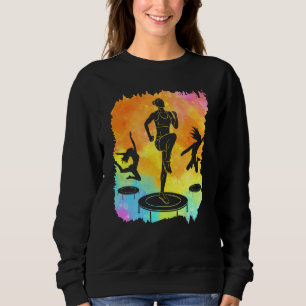 Trampoline Jumping Trampoline Gymnastics  19 Sweatshirt