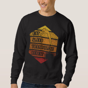 Trampoline Jumping Trampoline Gymnastics  4 Sweatshirt