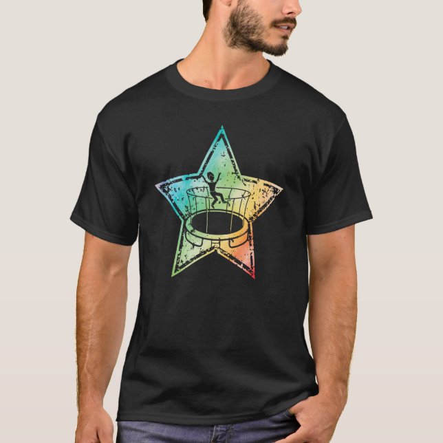 Trampoline Jumping Trampoline Gymnastics  5 T-Shirt (Front)