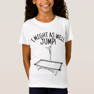 TRAMPOLINE T-SHIRT FOR GIRLS JUMP! T-SHIRTS