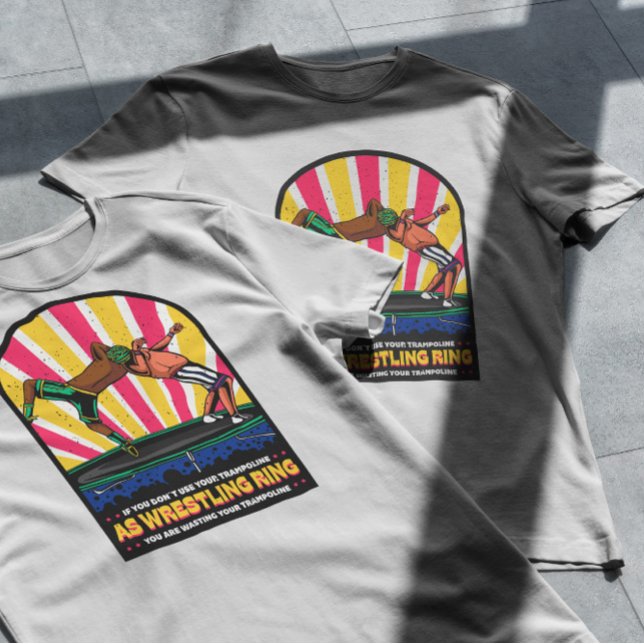 Trampoline Wrestlers T-Shirt (Creator Uploaded)