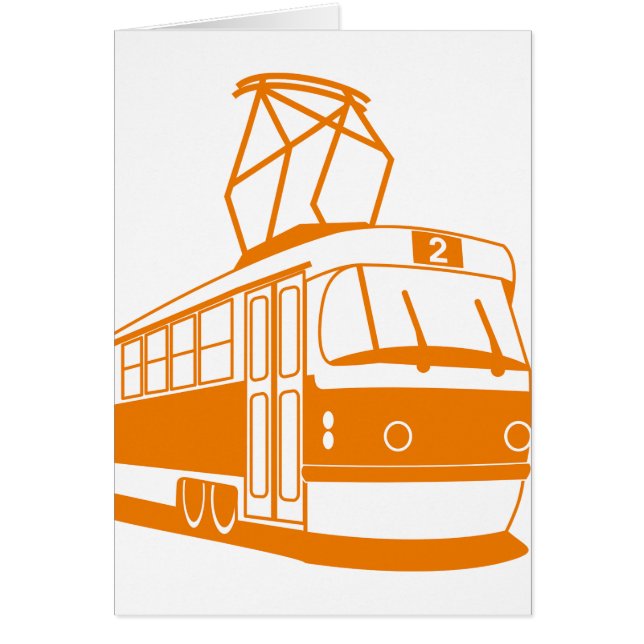 Tramway transportation electric (Front)