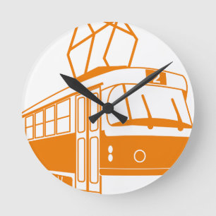 Tramway transportation electric round clock