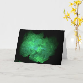 Trancas Geode under UV light greeting card