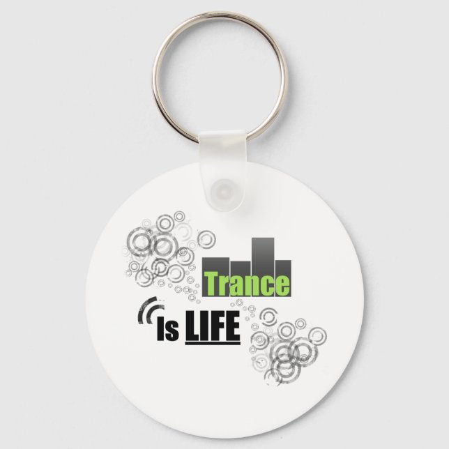 Trance Is Life Key Ring (Front)