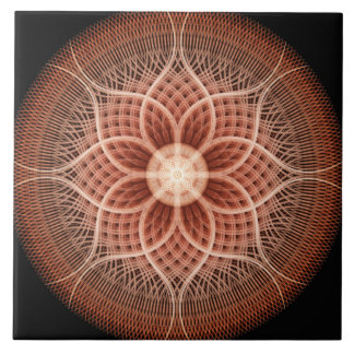 Trance Lotus Mandala Tile