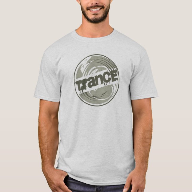 Trance Stop Grey T-Shirt (Front)