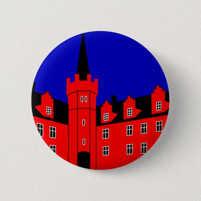 Tranekaer Palace 6 Cm Round Badge (Front)