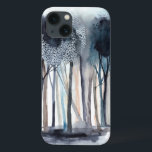 Tranquil Abstract Trees iPhone 13 Case<br><div class="desc">A stunning watercolor print featuring trees in an abstract style, brought to you by World Art Group. An impressionist design set in colourful hues that transforms this natural landscape into a vintage taste true work of art. A cool painting, perfect for your home or office that will inspire the greatness...</div>