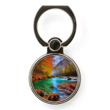 Tranquil Autumn River Landscape 