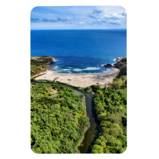 Tranquil Beach at the River Mouth – Wild Nature La Magnet