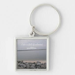 Tranquil Beach Key Chain