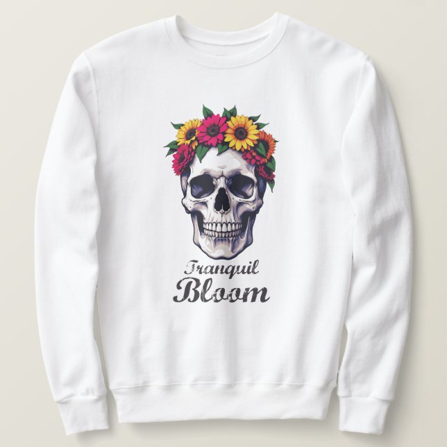 Tranquil Bloom Sweatshirt (Design Front)