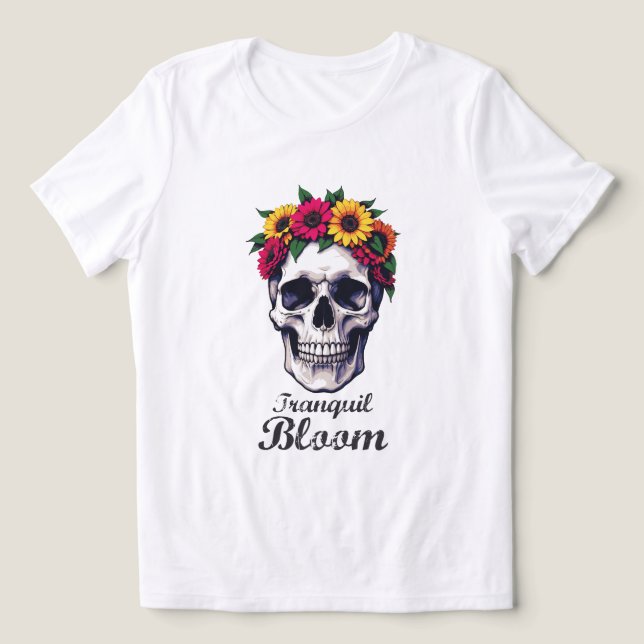 Tranquil Bloom Tri-Blend Shirt (Design Front)