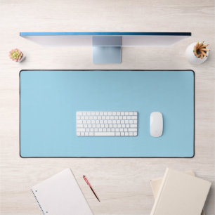 Tranquil Blue Stylish Desk Mat for Modern Workspac