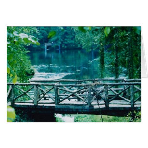 tranquil bridge card