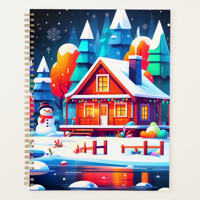 Tranquil Christmas Planner (Front)