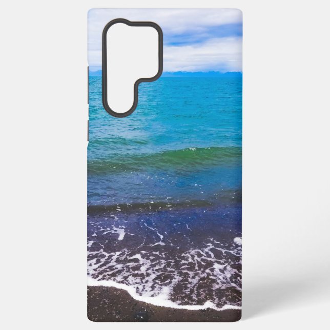 Tranquil Coastal Water Samsung Phone Case (Back)