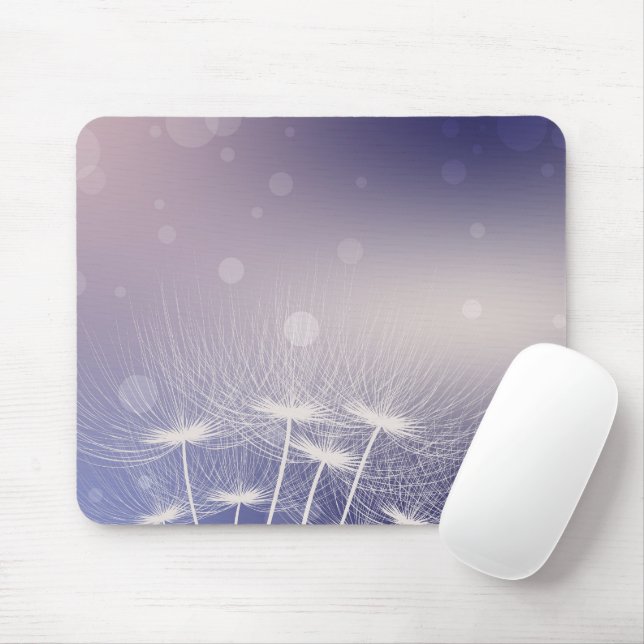 Tranquil Dandelion Mouse Pad (With Mouse)