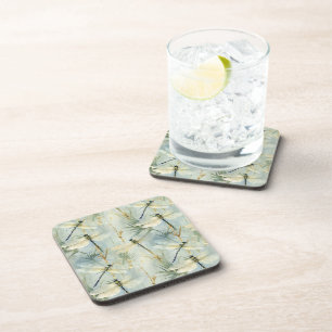 Tranquil Dragonfly Watercolour-style Coaster