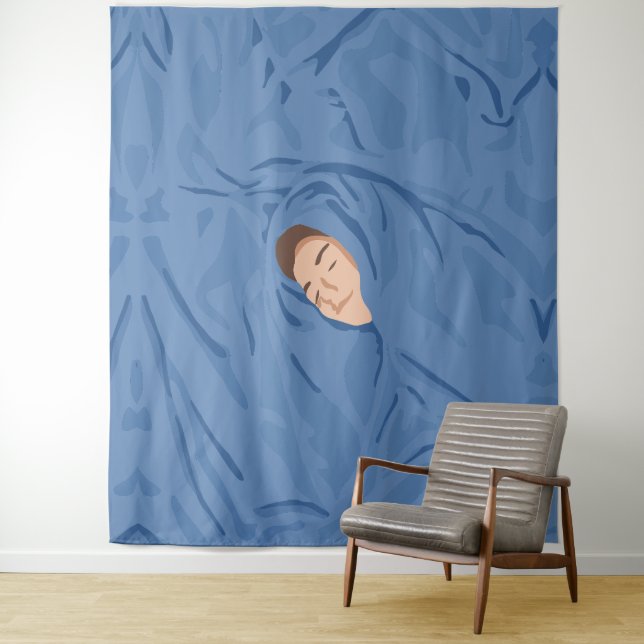 Tranquil Dreams: Peaceful Sleep Tapestry (In Situ)