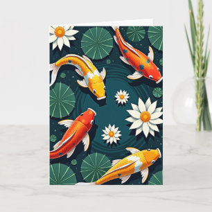 Tranquil Fish Birthday Card
