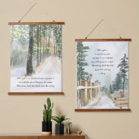 Tranquil Forest Path Watercolor Optional Wording