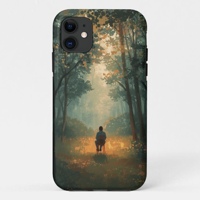 Tranquil Forest Retreat Mobile Case (Back)