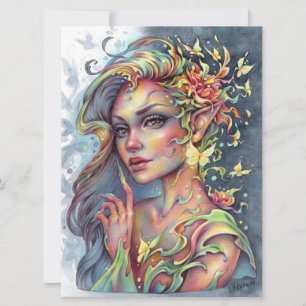 Tranquil Grace Art Card Forest Spirit Fantasy
