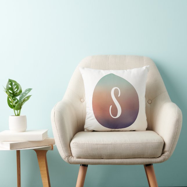 Tranquil Gradient Teardrop Cushion (Chair)