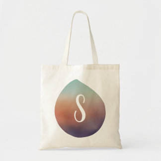 Tranquil Gradient Teardrop Tote Bag